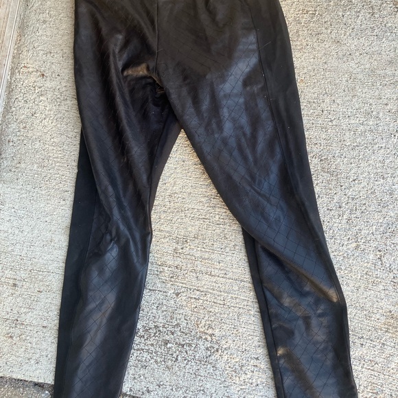 Tag elemental designer stitched checkerboard front joggers pants leggings large - Picture 2 of 11